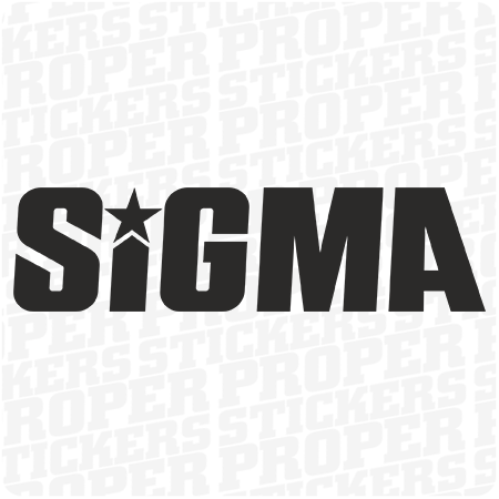SiGMA naklejka