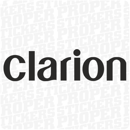 CLARION - naklejka