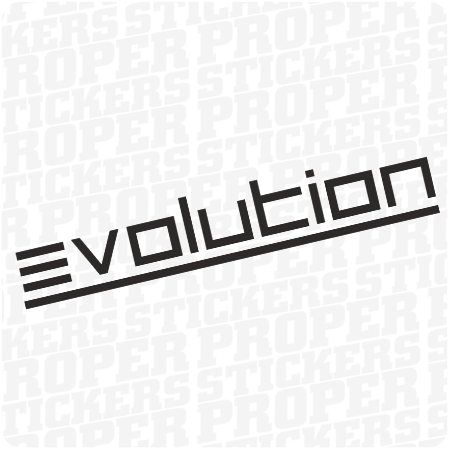 EVOLUTION - naklejka