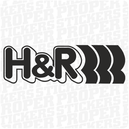 H&R naklejka