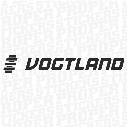 VOGTLAND - naklejka