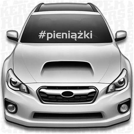 #pieniążki - naklejka